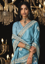 Blue Kanjivaram Silk Saree
