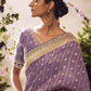 Lavender Silk Saree