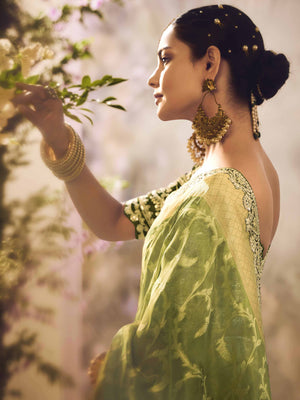 Green Silk Saree