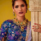 ETHEREAL ELEGANCE: PURPLE SILK SAREE WITH EMBROIDERED BLOUSE