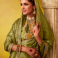 OLIVE GREEN SAREE : HERITAGE AND ELEGANCE