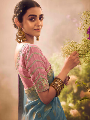 The Azure Blossom: A Dance of Sky and Petal