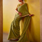 OLIVE GREEN SAREE : HERITAGE AND ELEGANCE