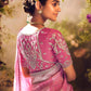Pink Banarasi Silk Saree