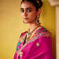 REGAL MAGENTA ELEGANCE: A TIMELESS SAREE OF OPULENCE