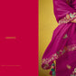 Regal Magenta Elegance: A Timeless Saree of Opulence