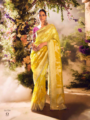 The Golden Sunrise: A Celebration in Yellow & Magenta