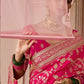 RED DOLA SILK SAREE
