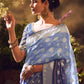 The Cerulean Symphony: A Sky Blue Dream with Silver Splendor