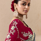 Shaded Grey Tussar Silk Saree