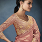 Tissue Embroidered Fancy Heavy Border Saree
