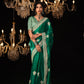 EMERALD AURA – GREEN KANJIVARAM SILK SAREE