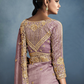 Peach Tissue Silk Saree