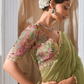 Sea Green Organza Saree: Effortless Elegance for Every Occasion