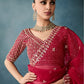 Rajsi Pure Tissue Silk saree In Red
