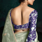 See Green Designer Organza Saree: Effortless Elegance for Every Occasion