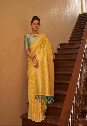 SUNSHINE IN SILK: THE ETHEREAL GLOW OF TRADITION - Kimora.in