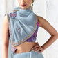 Vyana Raw Silk Delicate Embroidery Saree In Powder Blue