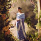 The Cerulean Symphony: A Sky Blue Dream with Silver Splendor