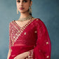Rajsi Pure Tissue Silk saree In Red