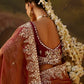 Shehnaz Shimmer Silk Heavy Border Saree in Bronze Copper