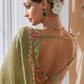 Sea Green Organza Saree: Effortless Elegance for Every Occasion