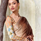 Mayura Olive Bronze Ombre Soft Silk Saree