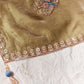 Mayura Olive Bronze Ombre Soft Silk Saree