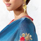 Triveni Coral Tri-Tone Soft Tissue Silk Saree