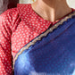 Triveni Coral Tri-Tone Soft Tissue Silk Saree