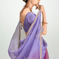 Zehra Organza Tissue Saree In Pink And Lavender