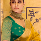 Vesvika Silk Banarasi Saree In Yellow