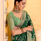 Vamika Silk Banarasi Saree In Green