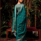 Teal Green Silk Saree By Kimora