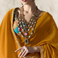Surkhika Soft Silk Saree Orange Brown