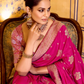 Gulnaaz Silk Banarasi Saree In Pink