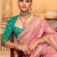 Parnika Silk Banarasi Saree In Pink