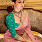Parnika Silk Banarasi Saree In Pink
