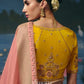 Kavyanjali Weaving Handcrafted Saree In Rose Pink