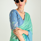 Sky Blue Shade Organza Saree