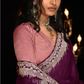 Wineera Premium Tissue Saree In Wine