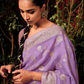 Purple Silk Saree – By Kimora
