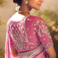 Pink Banarasi Silk Saree