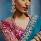 Neelratna Crepe Silk Saree Blue