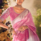 Pink Banarasi Silk Saree