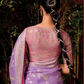 Purple Silk Saree – By Kimora