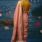 Kavyanjali Weaving Handcrafted Saree In Rose Pink