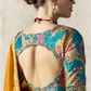 Surkhika Soft Silk Saree Orange Brown