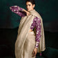 The Beige Designer Organza Saree: Effortless Elegance for Every Occasion