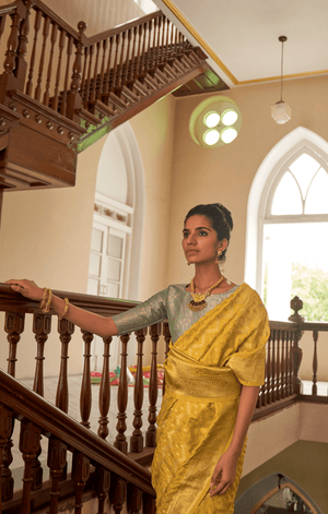 SUNSHINE IN SILK: THE ETHEREAL GLOW OF TRADITION - Kimora.in